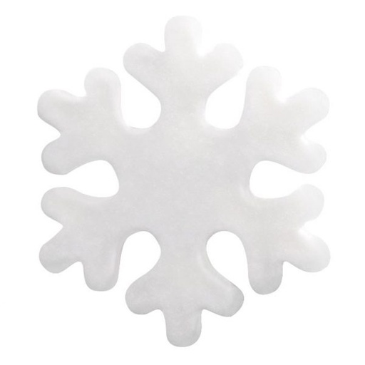 [08056003] 070411 PCB MERINGUE DECORATIES SNEEUWVLOK 4,8X4,2 CM 150 STUKS ***s/cd***
