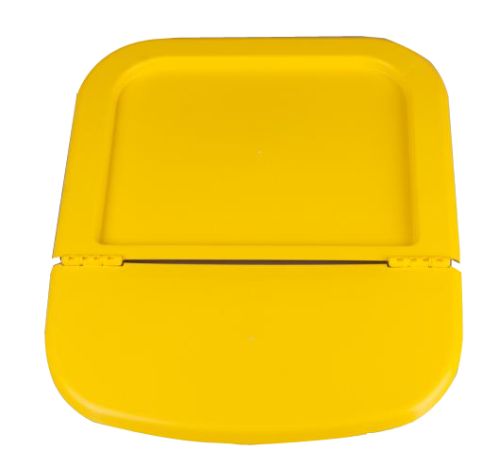 [50611192] COUVERCLE BAC A INGREDIENTS 15L JAUNE 40 X 43 CM