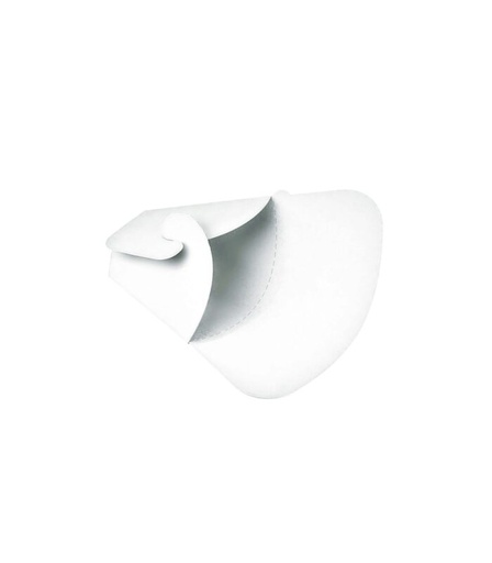 [25101091] POCHE CREPE TRIANGULAIRE CARTON BLANC 145X65MM --HT 185MM -- 50PC