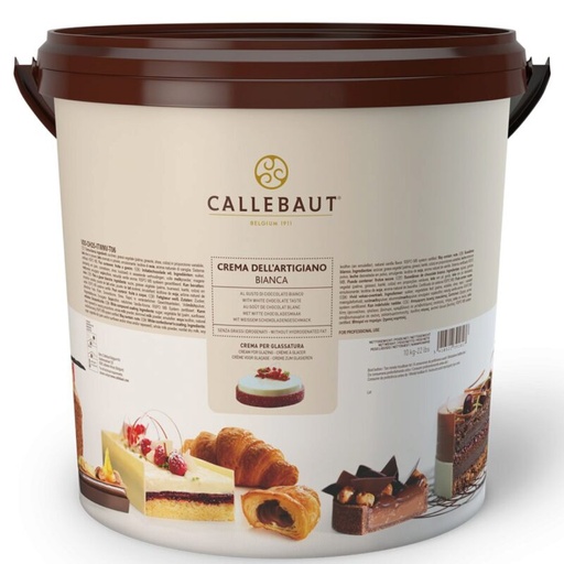 [03070440] CALLEBAUT V00-OH35-ITWNV-T06 CREAM DELL ARTIGIANO BIANCO 10KG