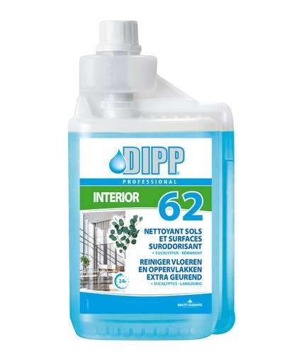 [20040036] DIPP 62 NETTOYANT MULTI SURODORISANT EUCALYPTUS 1L