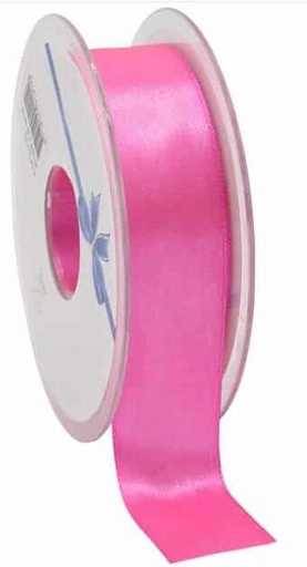 [70410054] DOUBLE-SIDED SATIN RIBBON LIGHT FUCHSIA 25MM X 25M