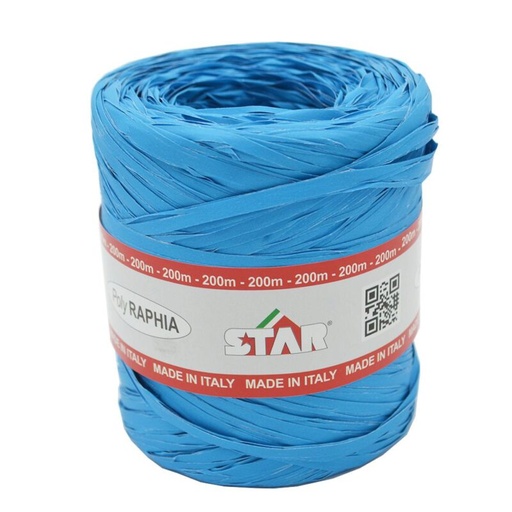 [70407787] POLY RAPHIA 15MM X 200M BLEU CLAIRE R86