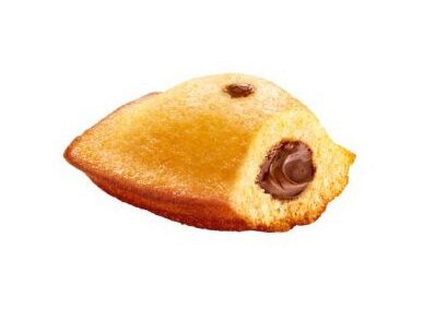 [02015005] SAINT MICHEL MADELEINE FILLED WITH CHOCOLATE AND HAZELNUT PAC 64X56GR