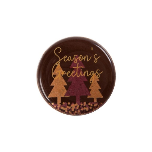 [08054945] 2015441 PLAATJE KERSTBOMEN SEASON'S GREETINGS 3,8CM 120STKS ***OP BESTELLING***
