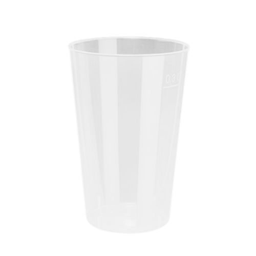 [44103441] VERRE PP GOBELET RÉUTILISABLE 30CL 79XH119MMTRANSPARENT 25PCS
