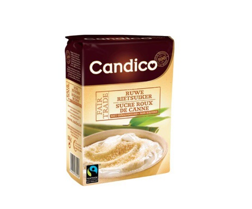 [03010690] SUCRE DE CANNE ROUX CANDICO 1KG