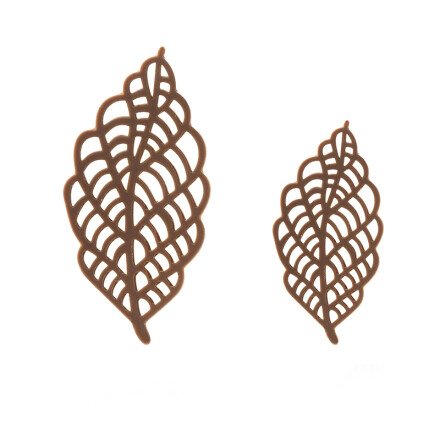 [08054724] 1012261 /77961 FEUILLE DE DENTELLE 66X33 ET 52X28MM 180 PCES