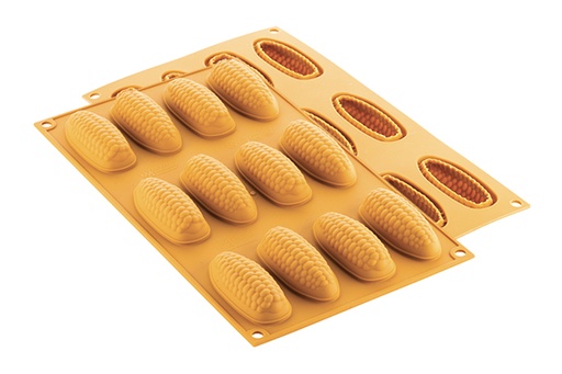 [57663851] SILIKOMART NATURAE PRO PANNOCCHIA MOLD 12P 68.5X26.4XH21.2MM 20ML