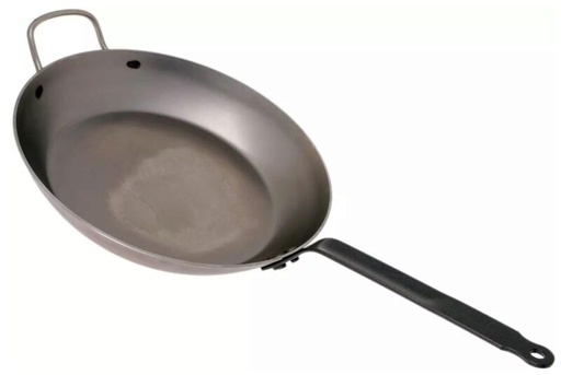 [57659294] DE BUYER INDUCTION CARBON STEEL PAN 32 CM COUPE LYON.