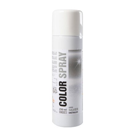 [08054677] 1022966 SPRAY KLEURSTOF METALLIC ZILVER 75ML