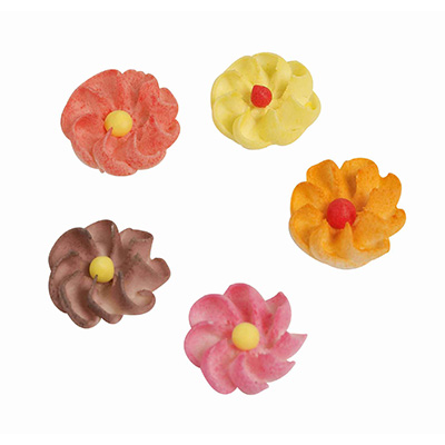 [08031010]  51010 VENUS SUGAR FLOWERS 2.3CM 400PCS ***S/CD***