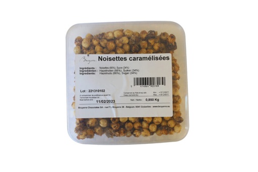 [14040341] BRUYERRE NOISETTES CARAMELISEES  0.85KG