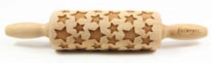 [55500007] FOLKROLL ROULEAU BOIS JUNIOR 23CM "STARS"