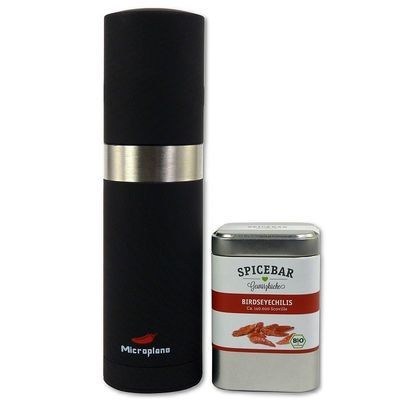 [57661677] MICROPLANE BLACK CHILI PEPPER MILL