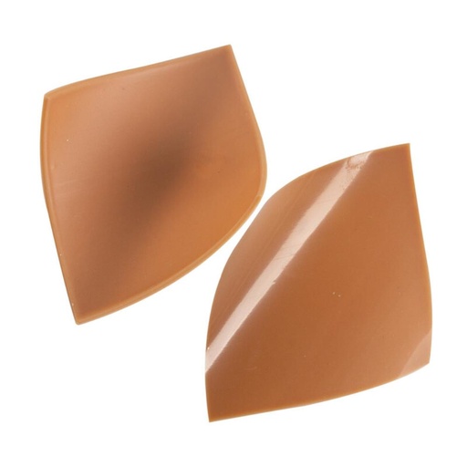 [08030775] 2034363 CURVED CARAMEL PLATE 4.5CM 63PCS