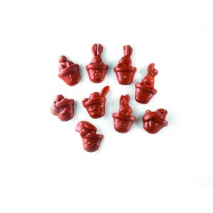 [08058001] 074327 PCB KONIJNENBAKVORMEN VOOR 432 STUKS 9 ONTWERPEN P. 1 CM 12 STUKS ***S/CD***