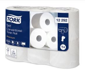 [20020057] TORK TOILETPAPIER T4 – VERPAKKING VAN 48 ROLLEN – 2-LAAGS (8 X 6 ROLLEN) – 200 COUPONS