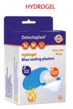 [70410534] DETECTAPLAST BLUE HYDROGEL DRESSING 4.5CMX7CM BOX OF 10 PCES
