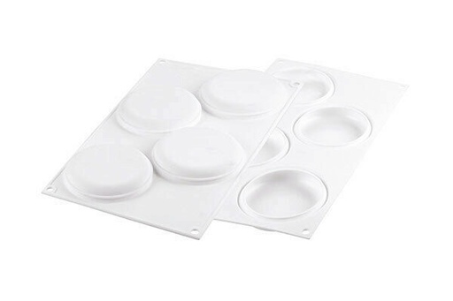 [51657500] SILIKOMART DECOR ROUND 80 MOLD N.4 ROUND Ø85 H 15 MM
