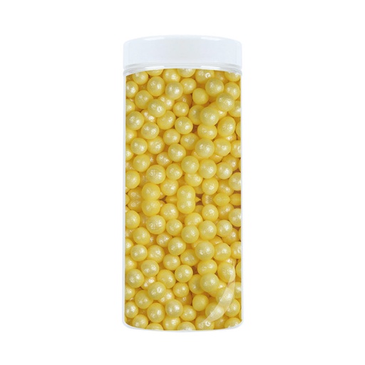 [08081051] *FF*1057546 PEARLY YELLOW SUGAR PEARLS 400 G ***S/CDE***