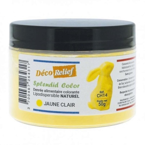 [70406966] NATURAL FAT-DISPERSIBLE COLORANT LIGHT YELLOW 50GR