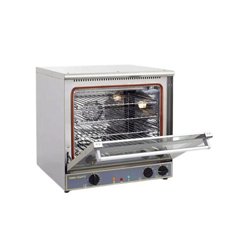 [60503406] ROLLER GRILL OVEN FC60T MULTIFUNCTIONELE ROESTVRIJSTALEN TURBO KWARTS 60L-4NIV GN2/3