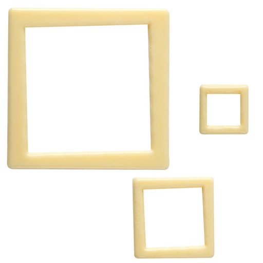 [08063191] 2034768 SET WITTE CHOCOLADE VIERKANTJES 59 STUKS ***OP BESTELLING***