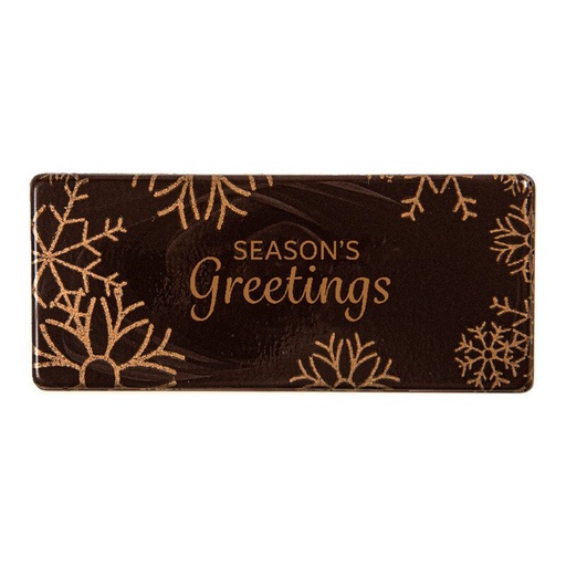 [08054990] 2015859 PLAATJE SEASON'S GREETINGS 8X3,5CM 60STKS ***OP BESTELLING***