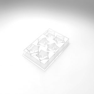 [08057921] 074233 PCB INDIVIDUAL STAR DESSERT MOLDS FOR 180 P. 8X7.6 CM H.4CM WITH LEGS 30PCES ***S/CD***