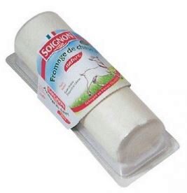 [06100396] NATURAL GOAT CHEESE LOG SOIGNON VACUUM PACKED 1KG