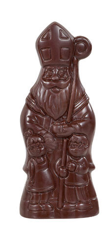 [15030693] SINT NIKLAAS DONKERE CHOCOLADE 10CM 40 X 30G