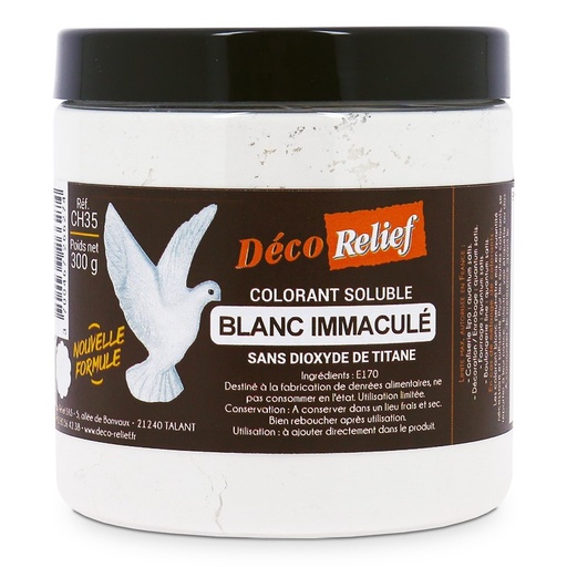 [07055019] LIPO/WATER-SOLUBLE COLORANT IMMACULATE WHITE 300GR