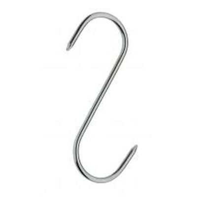 [57659428] STAINLESS STEEL HOOK 20CM Ø 9 MAX WEIGHT 140KG