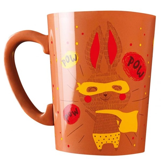 [08057144] 061320 PCB FEUILLES IMPRIMÉES SUPER LAPIN POUR MUG 10PCES ***S/CD***