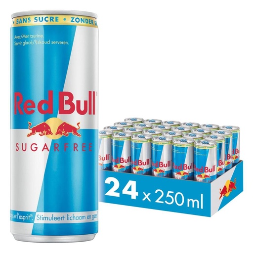 [06100854] RED BULL DRINK *** SUGAR FREE *** 24X25CL CAN