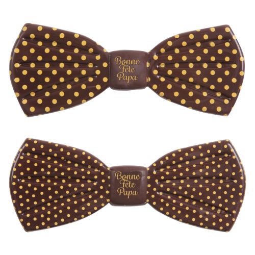 [08033612] 2011021 BF PAPA CHOCOLATE BOW TIE 10X4MM 18PCS ***S/CD***