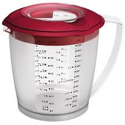 [62250528] WESTMARK MEASURING GRADUATED MIXING BOWL A/C RED 1.4L