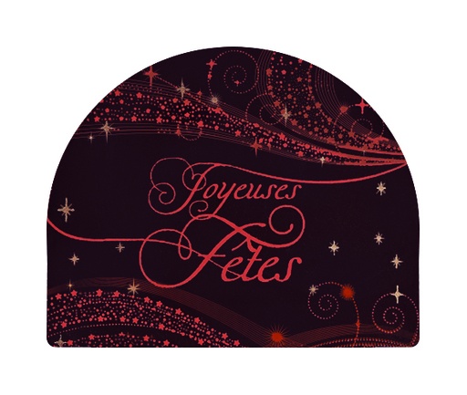 [08058097] 088113 PCB AFGERONDE LOGBOEKTIPS DC JOYEUSES FÊTES 4X4CM 108STKS ***S/CDE***