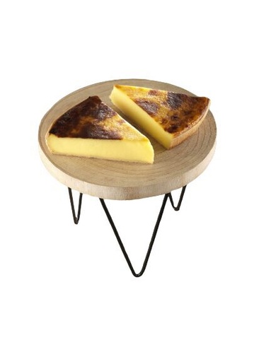 [02040830] ❄️MADEMOISELLE DESSERTS MAXI GEBAKKEN FLAN 27CM GESNEDEN 10 PORTIES 3X1.7KG