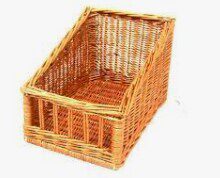 [50626014] PANIER À PISTOLET EN VANNERIE38X40 HT AV 16CM HTAR 27CM