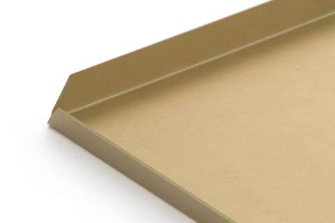 [53302106] GOUDEN ALUMINIUM SCHAAL 60X15XH1CM RECHTE KANT GESNEDEN HOEK