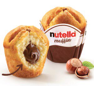 [06020470] ❄️FERRERO MUFFIN MET NUTELLA VULLING 48 X 86G
