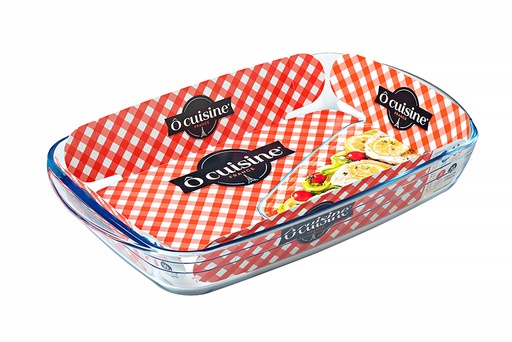 [74500896] O CUISINE PLAT FOUR BOROSILICATE RECTANGULAIRE 35X22CM 2.6L