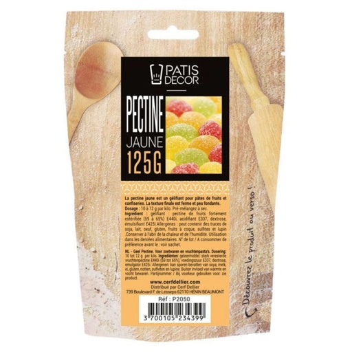[08075077] PATISDECOR PECTINE JAUNE 125GR