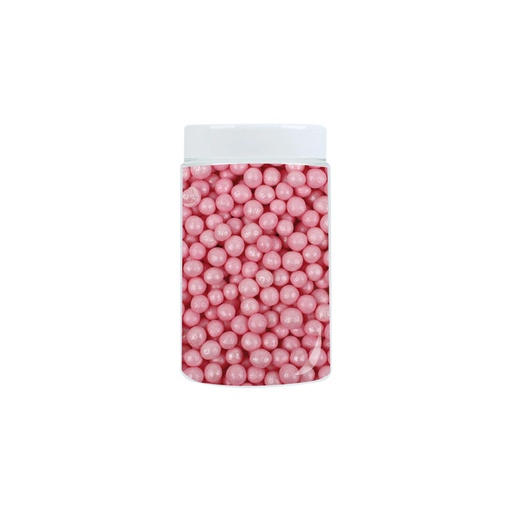 [08081049] 57506 SUIKERPARELS PEARLY ROZE  400 G = POTJE