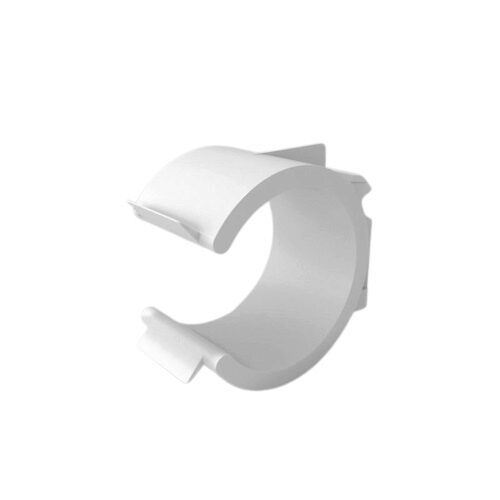 [43604090] WIT BUIS BEVESTIGING DIAM28MM VOOR LEISTEEN 10 STUKKEN=PAK