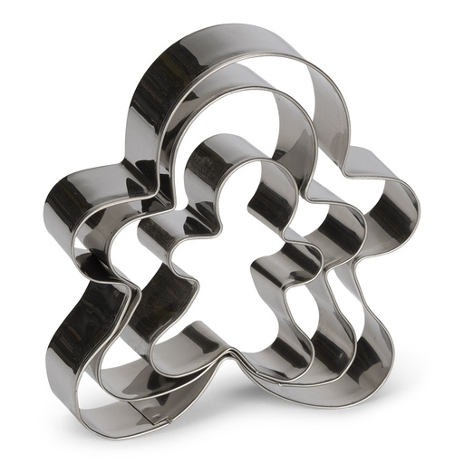 [57658952] PATISSE SET 3 COOKIE CUTTERS PCES "MANELE" 6-8-10CM - HOUSEHOLD