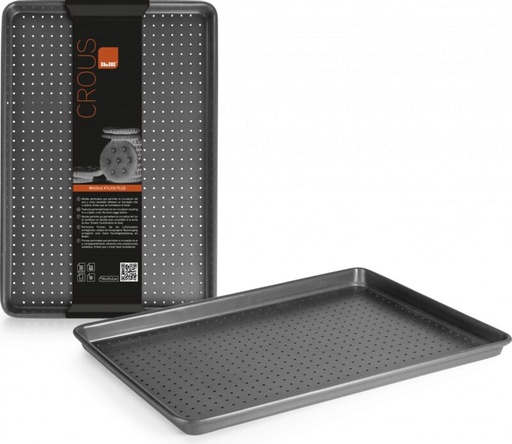 [51223056] IBILI "CROUS" PLATINE 39X27XH2CM PERFORE