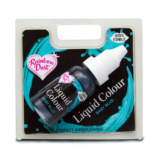 [70407212] WATEROPLOSBARE VOEDSELKLEURSTOF BABYBLAUW 16ML